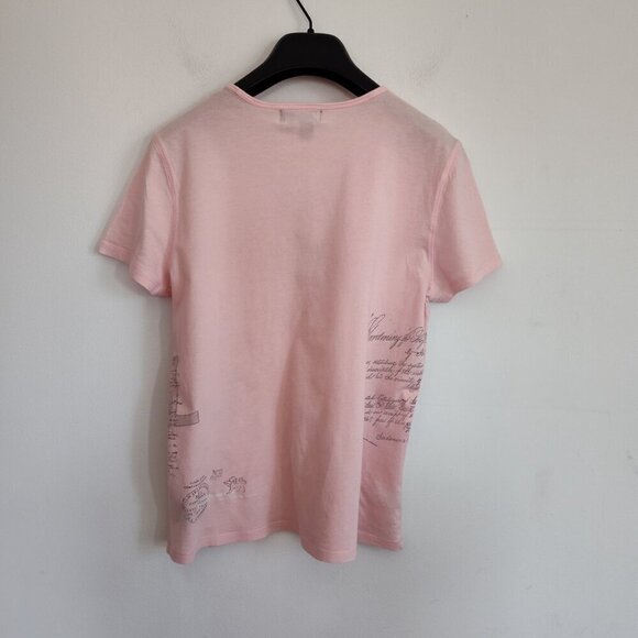 Ladies SZ PS R Lauren Jeans Powder Pink T-Shirt - Picture 3 of 4